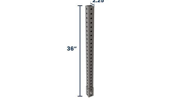 36" Sign Post Base | Square Sign Post Anchor