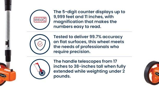 Compact Measuring Wheel | Single Wheel