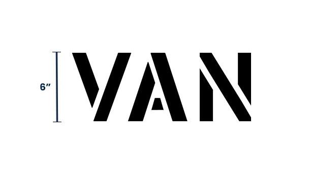 VAN ACCESSIBLE | Marking Stencil