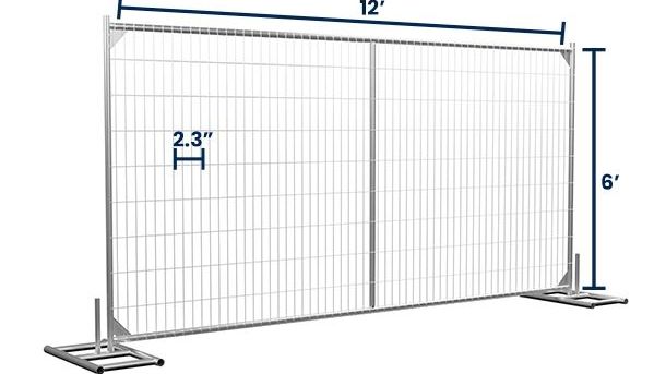 6’ x 12’ Welded Wire Temporary Fence Panel | Versa