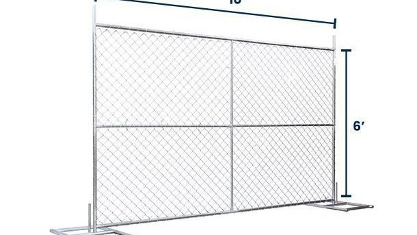 6'x10' Chain-Link Temporary Fence | Versa | SONCO