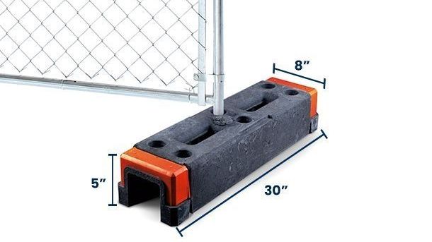 6’ x 10’ Temporary Fence with Anchor Blocks | Truckload