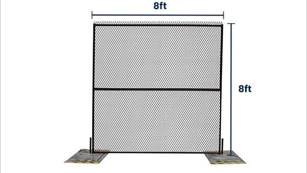 Anti-Climb Security Fence with Base