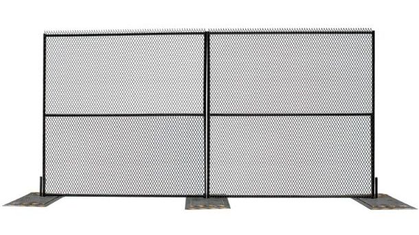 Anti-Climb Security Fence with Base