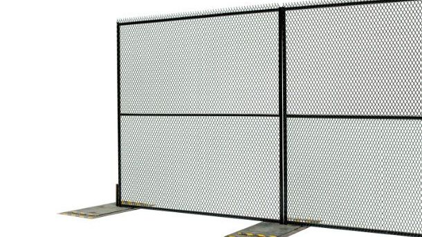 Anti-Climb Security Fence with Base