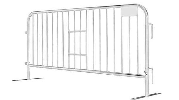 8 ft Metal Barricade | Feet Options | Hot Dip Galvanized