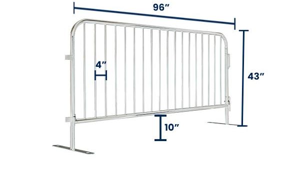 8 ft Metal Barricade | Truckload