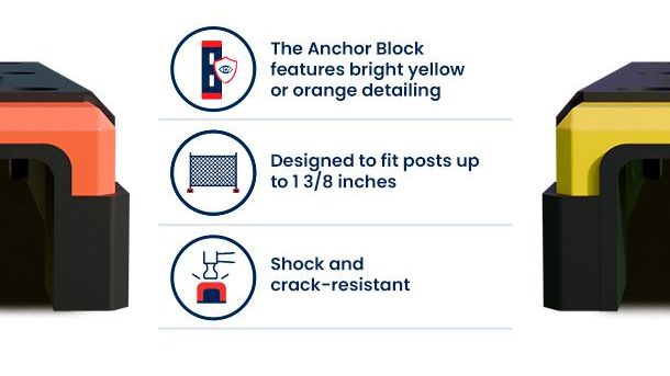 Anchor Block Fence Base 