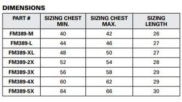 Flame Resistant Breathable Mesh Vest