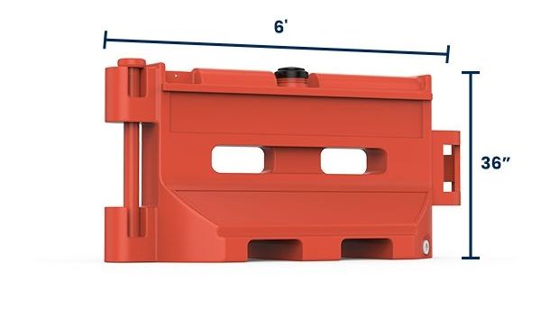 SafeGuard 36 Water Barricade | Truckload