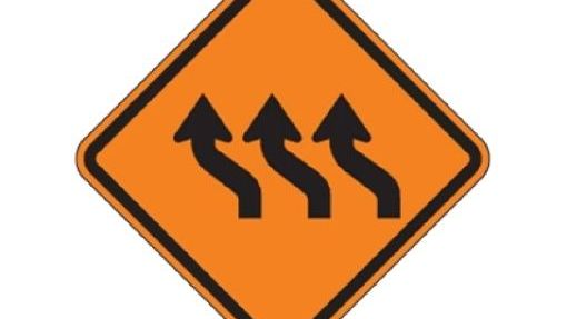 reverse-curve-left-(rus)-roll-up-sign-orange-traffic-sign-prod-front-part-ss-p-2