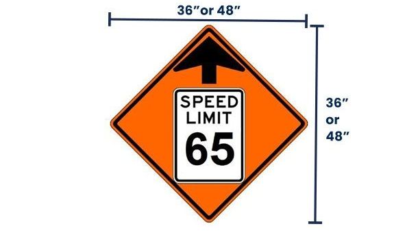 Speed Limit Roll-Up Sign | MUTCD W3-5