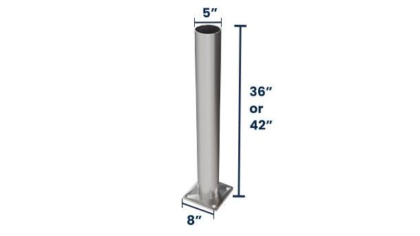 Fixed Bollard Posts | Concrete Fillable