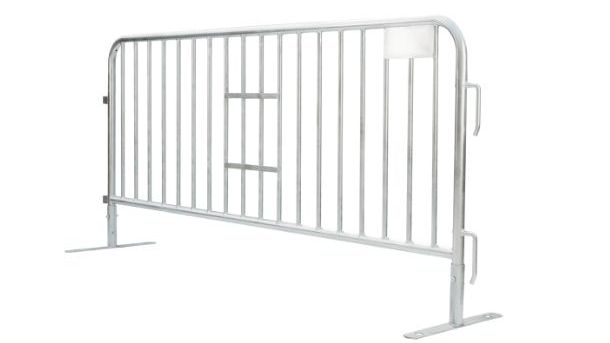 7.5 ft Metal Barricade | Feet Options | Heavy-Duty