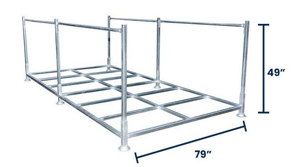Temporary Fence Rack | Size Options