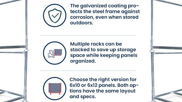 Temporary Fence Rack | Size Options