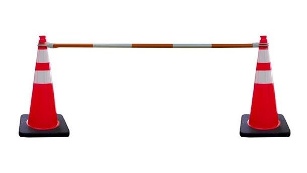 28" Traffic Cone and Cone Bar Bundle