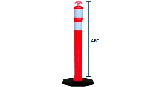 42" Arrow Top Delineator and Cone Bar Bundle