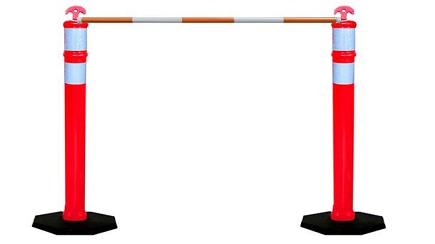 42" Arrow Top Delineator and Cone Bar Bundle
