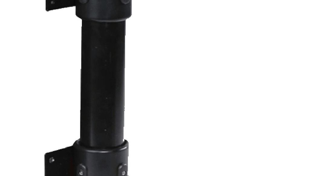 13'L Retractable Double Belt Barrier | Wall Mounted