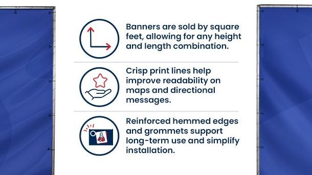 Custom Vinyl Banner | 100% Blockage