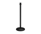 Black Crown Top Stanchion Post with Sloped Base