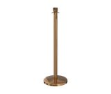 Polished Brass Crown Top Stanchion Post with Sloped Base