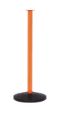 Flat Top Orange Stanchion Post w/ Sloped Base