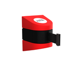30'L Retractable Belt Barrier | Wall Mounted