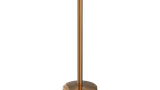 Polished Brass Ball Top Stanchion Post with Sloped Base