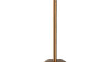 Polished Brass Crown Top Stanchion Post with Sloped Base