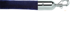 Stanchion Bundle - (6) Ball Top Dome Base Posts with (4) 6’L Velour Ropes