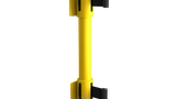 15'L Retractable Double Belt Barrier | Wall Mounted