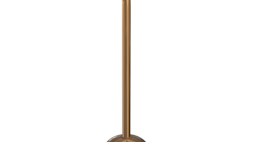 Stanchion Bundle - (6) Ball Top Dome Base Posts with (4) 6’L Velour Ropes