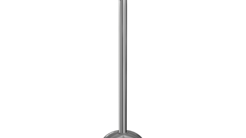 Stanchion Bundle - (6) Ball Top Dome Base Posts with (4) 6’L Velour Ropes