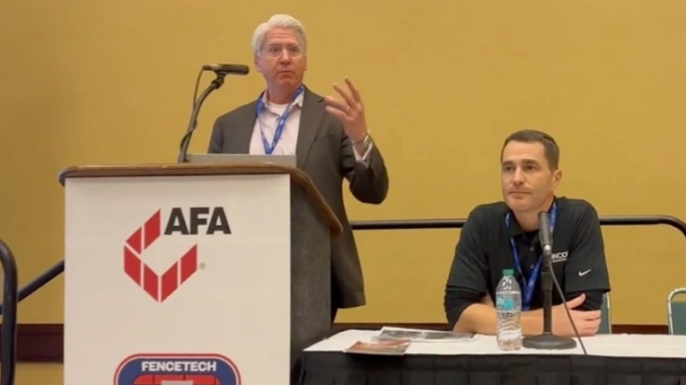 SONCO leadership speaking at an AFA industry conference
