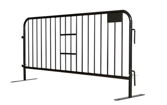 8 ft Metal Barricade | Powder Coated Black