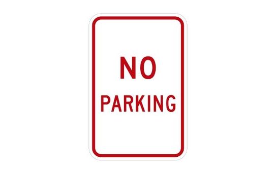 No Parking Sign | R8-3a