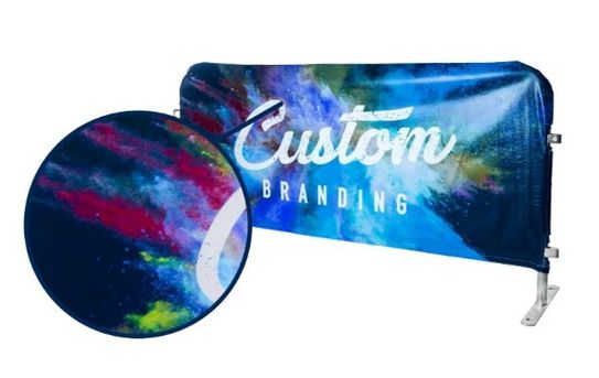 Custom-Fit Barricade Cover | Vinyl 100% | Full-Surface Graphics