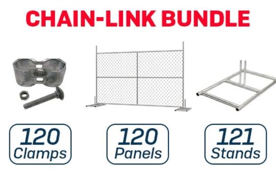 Temporary Fence Panel Bundle | Multiple Panel Sizes