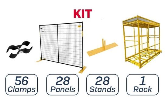 6’x 7.5’ Fence Panel Kits | Powder Coated