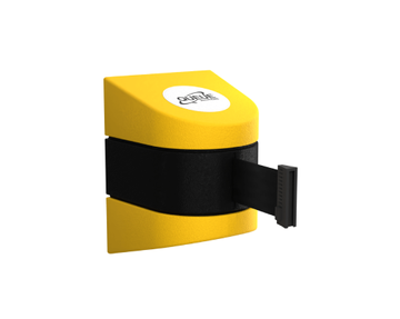 30'L Retractable Belt Barrier | Wall Mounted
