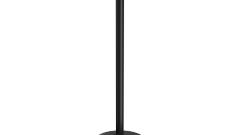black-ball-top-stanchion-post-sloped-base