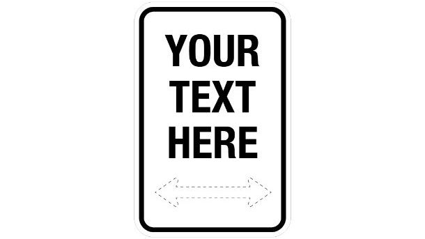 Custom Directional Signs | Size Options