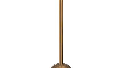 polished-brass-crown-top-stanchion-post-dome-base