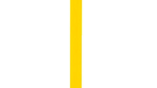 Flat Top Yellow Stanchion Post w/ Sloped Base