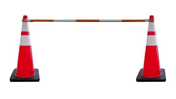 36" Traffic Cone and Cone Bar Bundle