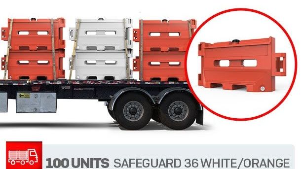 SafeGuard 36 Water Barricade | Truckload