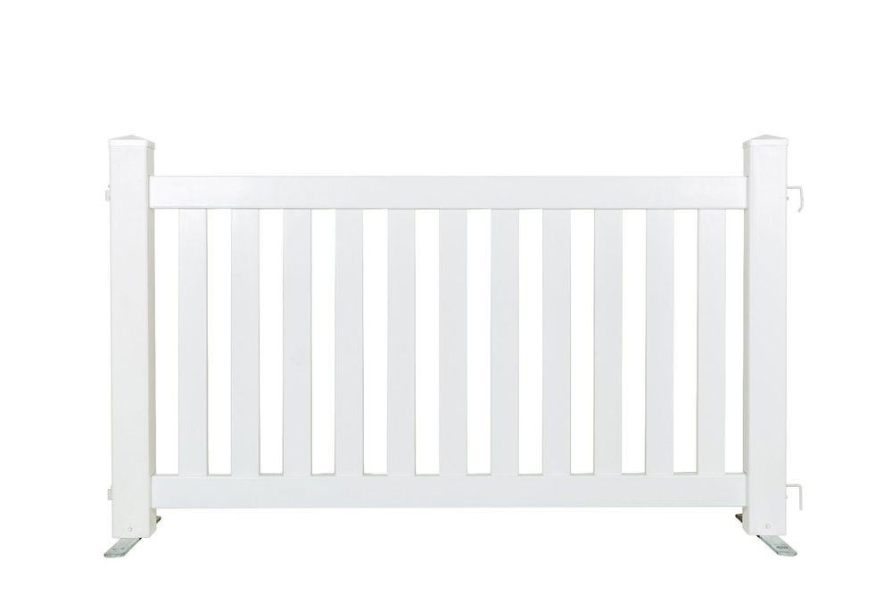 Vinyl Event Fence Flat Top