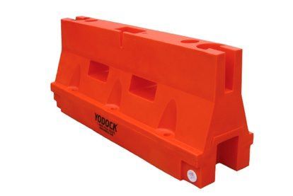 Water Filled Barrier Yodock 2001 Plastic Barricade Orange
